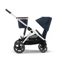Прогулочная коляска для двойни Cybex Gazelle S Ocean Blue (Синий океан)