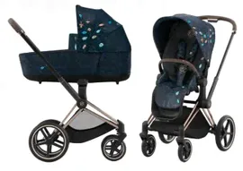 Коляска 2 в 1 Cybex Priam и e-Priam IV Jewels of Nature (шасси на выбор)