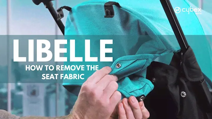 How to Remove the Stroller Seat Fabric | Libelle Stroller Tutorial | CYBEX