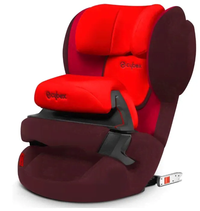 Автокресло группа 1 (9-18 кг) Cybex Juno 2-Fix, Rumba red