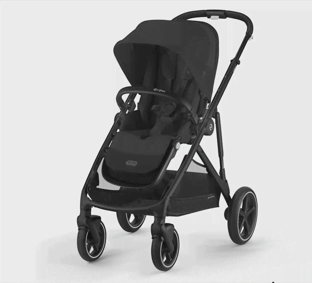 Cybex коляска 2 в 1 для двойни Gazelle S, Moon Black-2