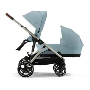 Коляска для двойни/погодок Cybex Gazelle S (прог. блок, люлька)