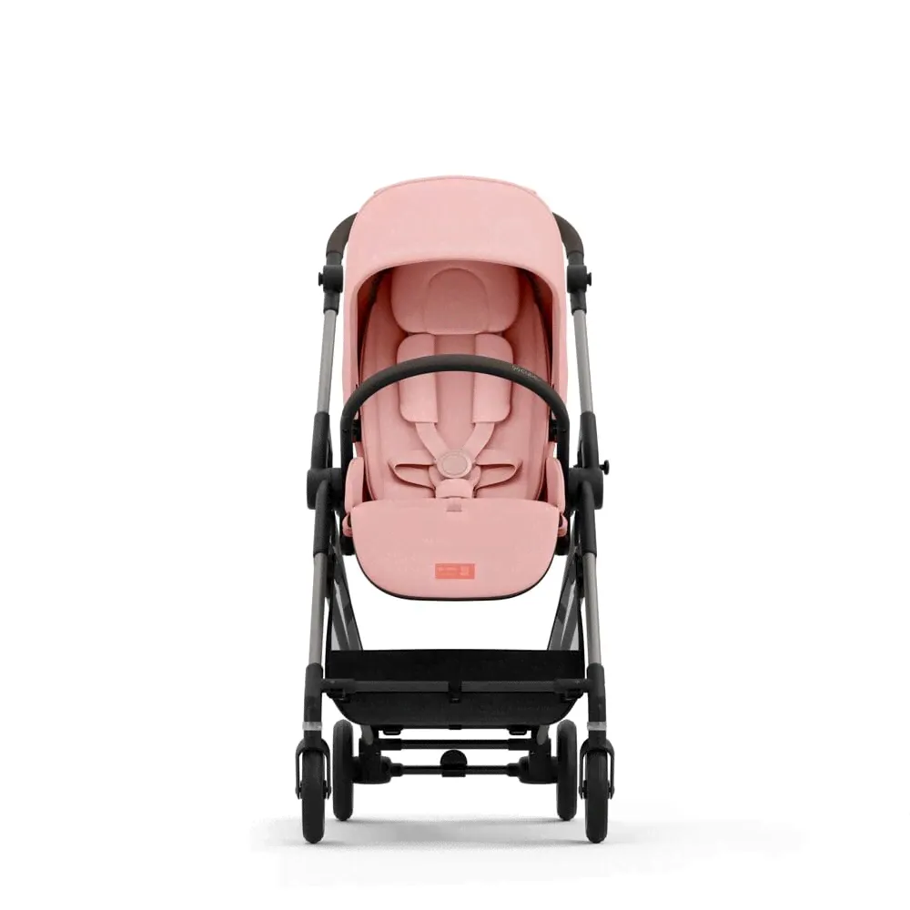 Прогулочная коляска Cybex Melio Hibiscus Red (Розовый)-0