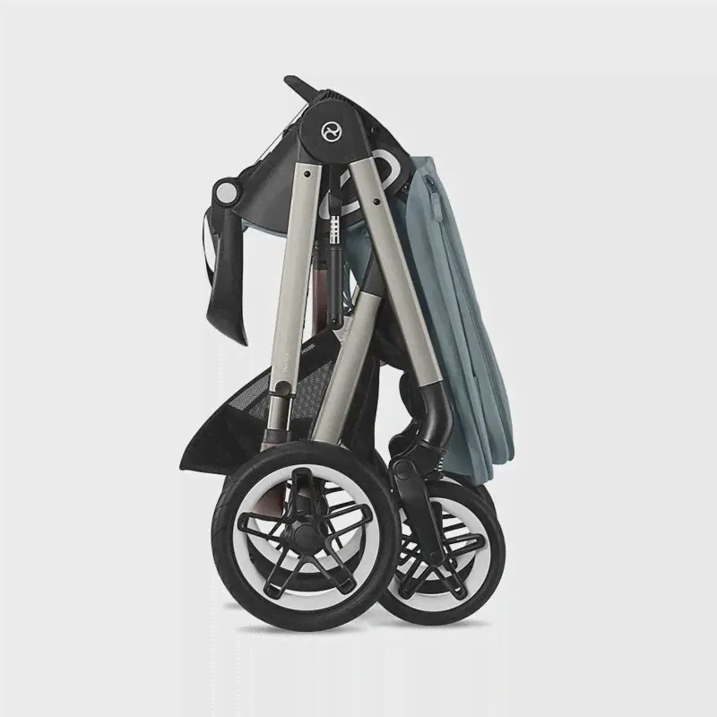 .Cybex прогулочная коляска Talos S Lux, TPE, Sky Blue с дождевиком-0