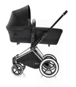 Коляска для новорожденных Cybex Priam (шасси Priam III Matt Black) - Happy Black