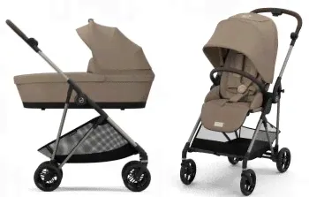 Коляска 2 в 1 Cybex Melio Seashell Beige