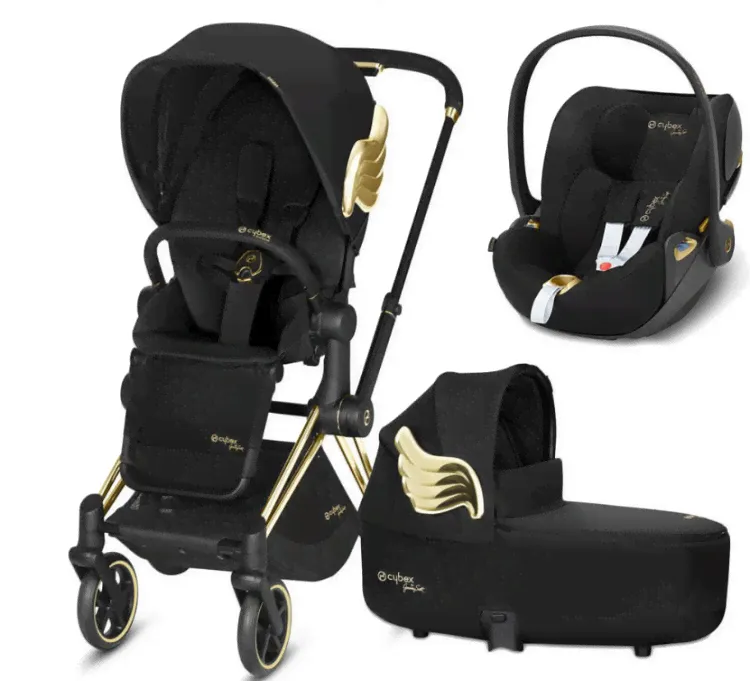 Коляска Cybex Priam III (3 в 1) JS Wings Black