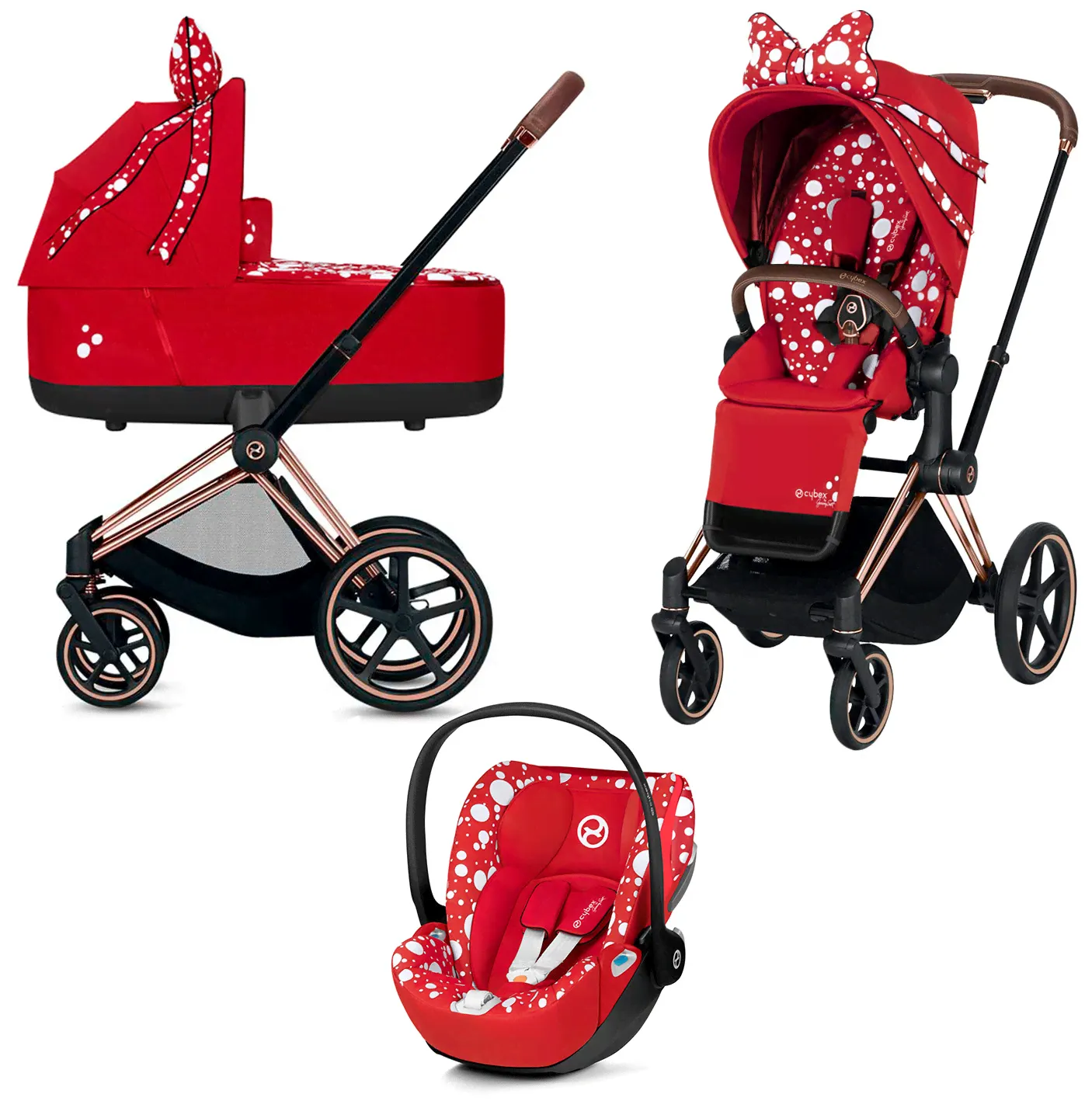 Детская коляска Cybex Priam III 3 в 1 JS Petticoat-0