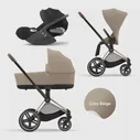 Cybex Priam IV Коляска 3 в 1, шасси Rose Gold/Cozy Beige