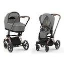 Коляска 2в1 Cybex Priam IV на шасси Rosegold