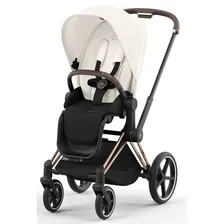 Коляска прогулочная Cybex Priam IV шасси Rose Gold, Off White (Белый)