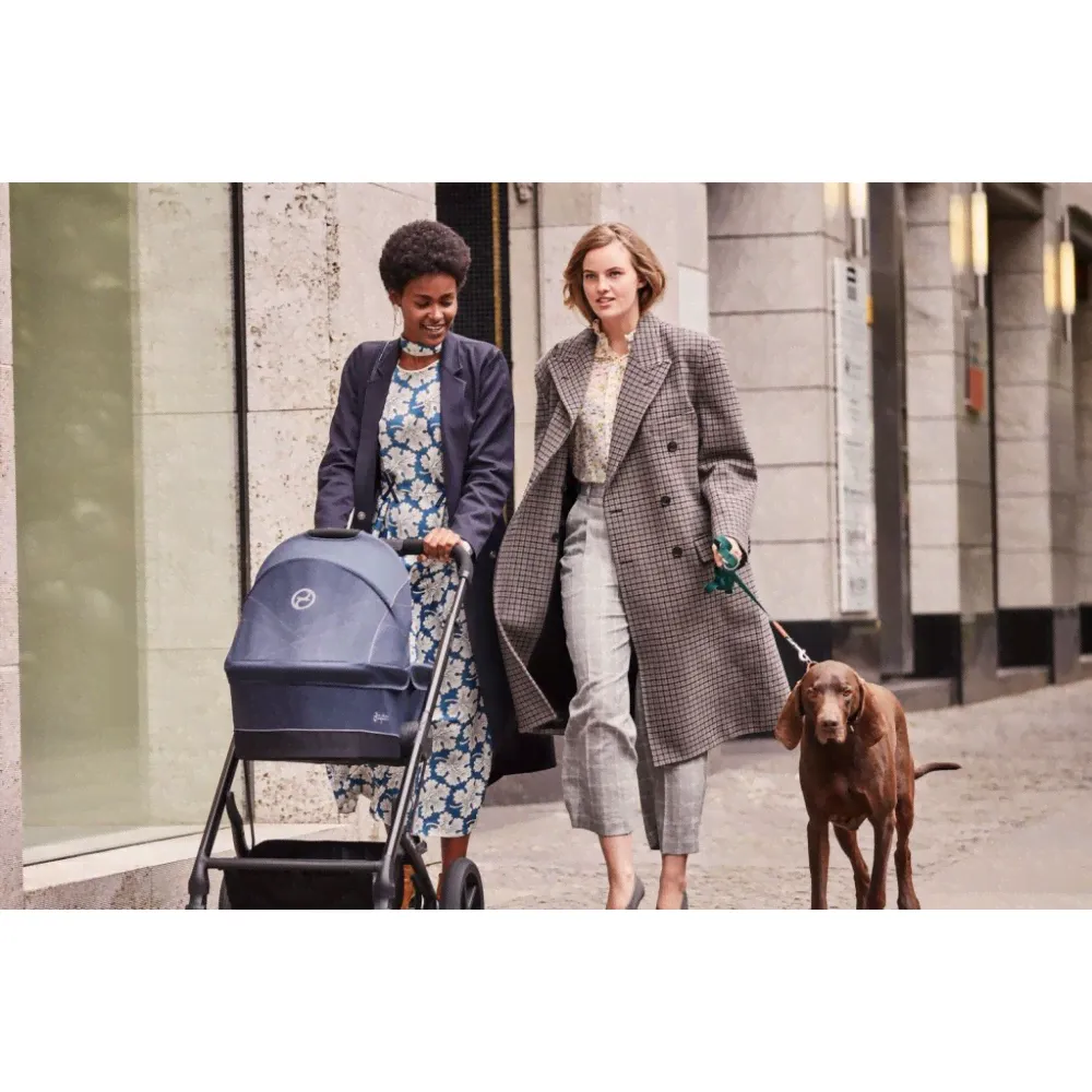 Люлька Cybex Cot S Eezy для коляски Balios S, Soho Grey (Серый)