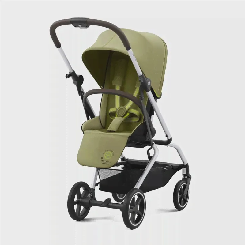Cybex Eezy S Twist Plus 2 прогулочная коляска SLV, Nature Green, с бампером