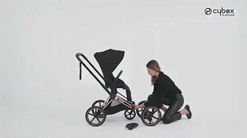 Как прикрепить адаптер переднего колеса Priam I Аксессуары для колясок e-PRIAM I CYBEX