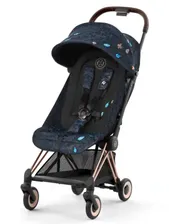 Прогулочная коляска Cybex Coya FE Jewels of Nature на шасси Rosegold