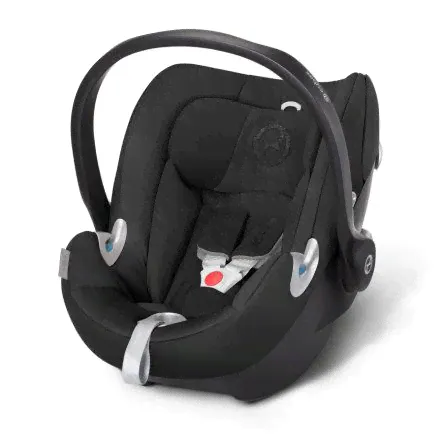 CYBEX PLATINUM Babyschale Aton Q Happy Black-black