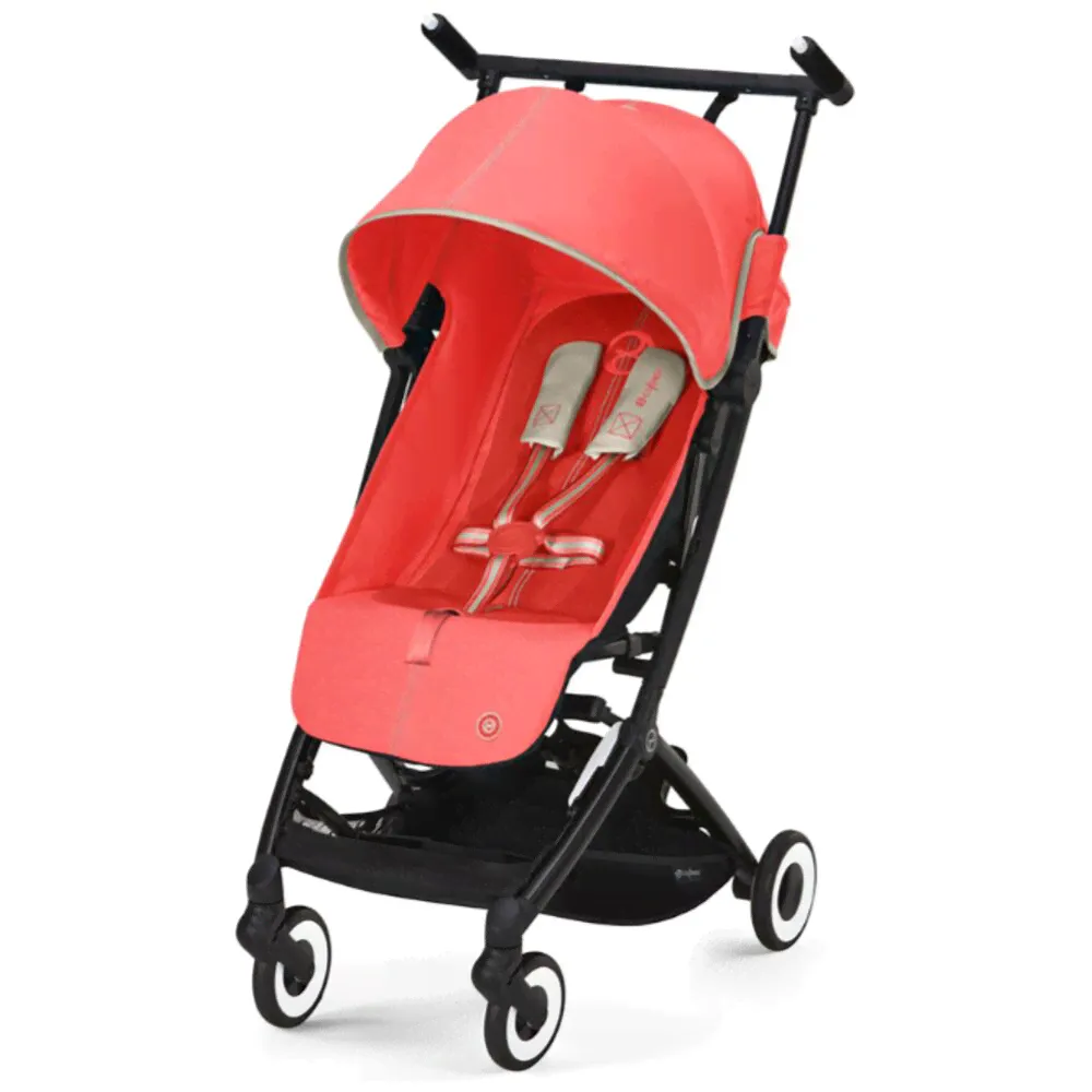 Прогулочная коляска Cybex Libelle Hibiscus Red с дождевиком-0