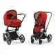 Коляска 2в1 Cybex Priam IV на шасси Rosegold