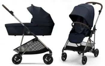 Коляска 2 в 1 Cybex Melio Moon Black-0