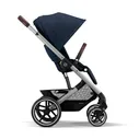 Коляска прогулочная Cybex Balios S Lux New 2023 шасси Silver, Ocean Blue (Синий / шасси Серебро)