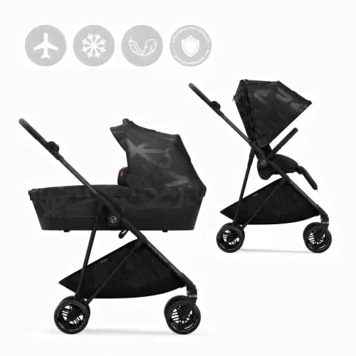 Cybex Melio Street Коляска 2 в 1, Black-0