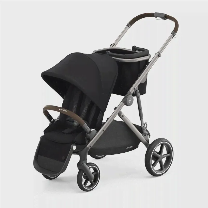 Cybex прогулочная коляска Gazelle S TPE, Moon Black-4