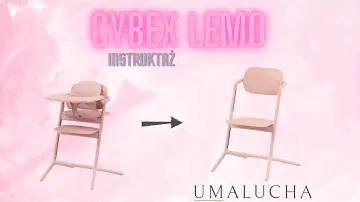 CYBEX® | LEMO | KRZESEŁKO DO KARMIENIA | Z BARIERKĄ ORAZ TACKĄ | ZESTAW 3w1 | PEARL PINK |