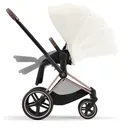 Коляска прогулочная Cybex Priam IV шасси Rose Gold, Off White (Белый)
